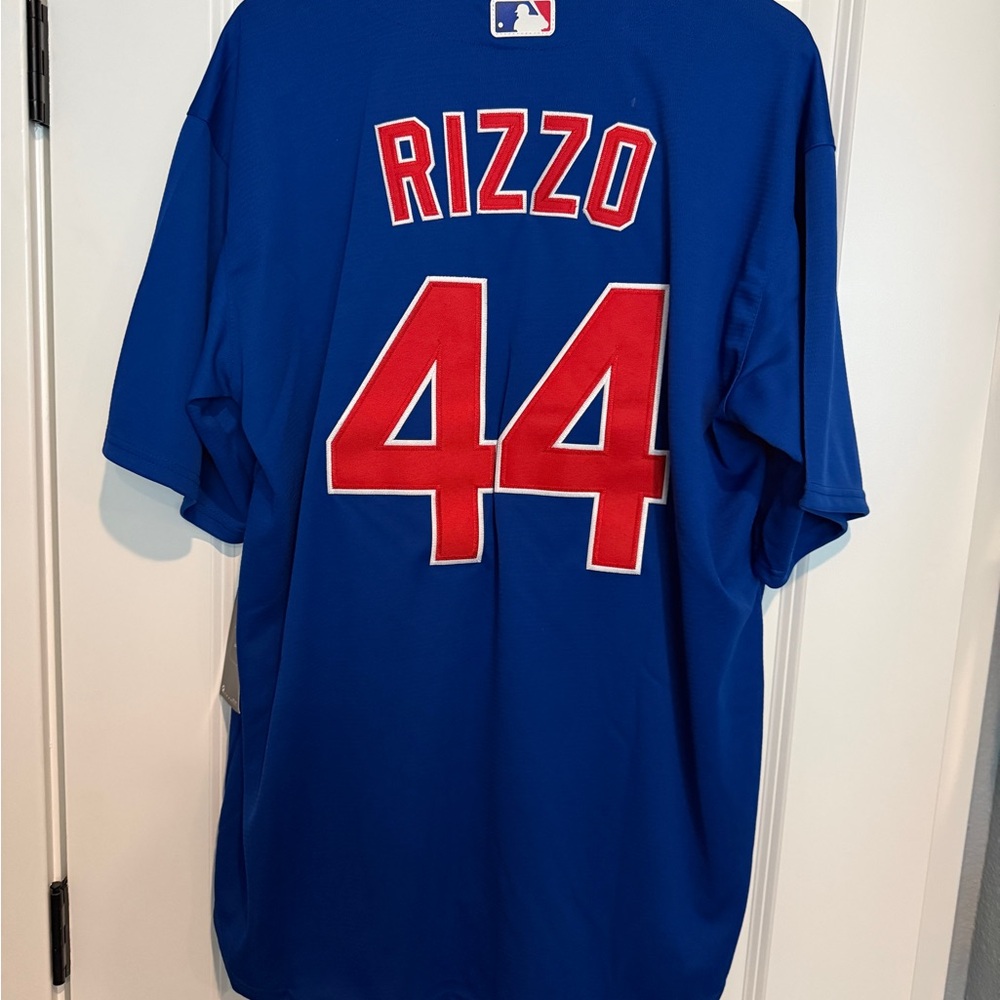 NWT NIKE Men's Anthony Rizzo Chicago Cubs Blue Jersey, XL - Picture 5 of 5